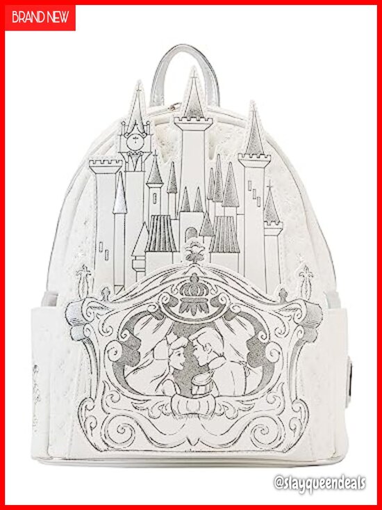 Disney Cinderella Mini Backpack Vegan Leather Daypack